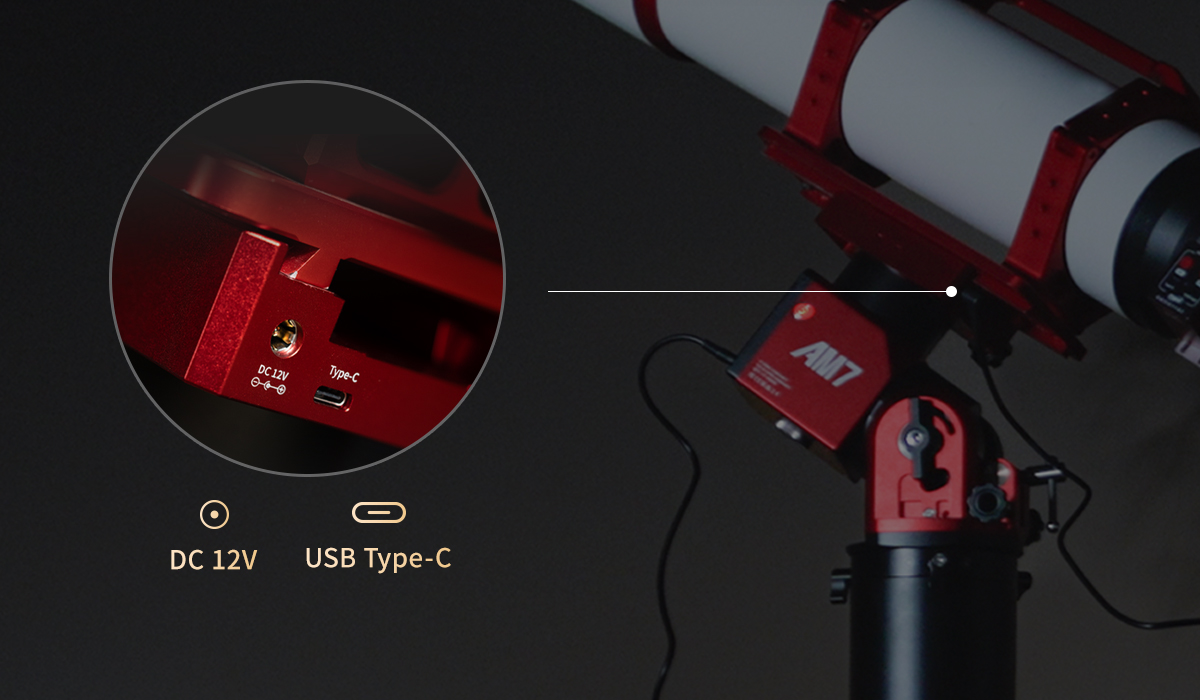 ZWO AM7 Strainwaive Mount:  Clean Cables. Less Mess.