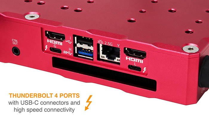 PrimaLuceLab EAGLE6PRO thunderbolt ports