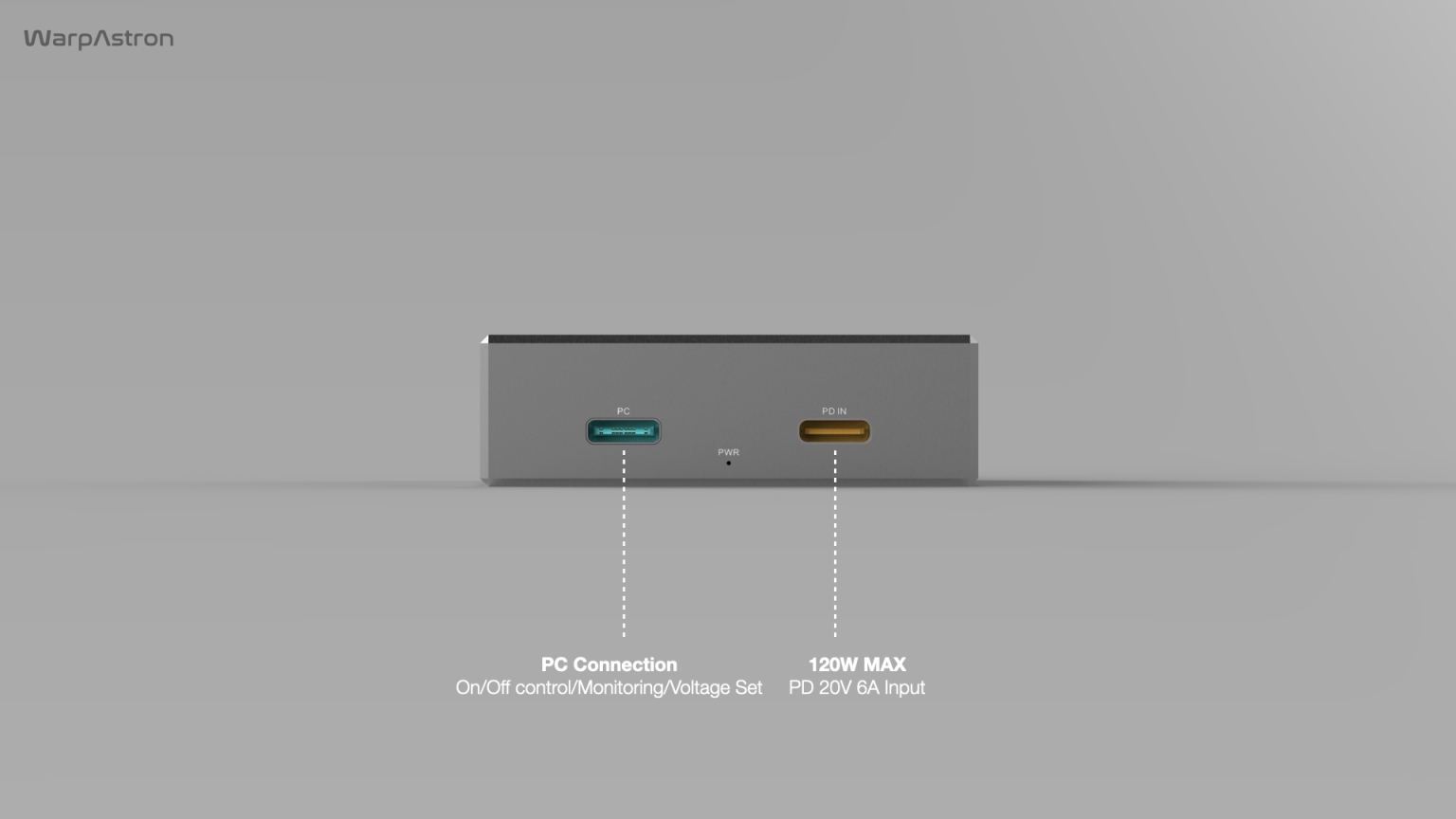 WarpAstron PD Power Hub for WD-20P and Other Mounts USB ports and led lights
