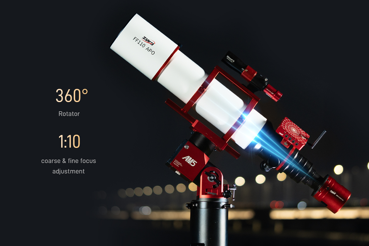 Refractor&nbsp;Telescope ZWO FF Series APO Apochromatic Telescopes - Native 