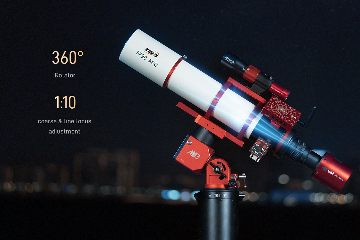 Refractor&nbsp;Telescope ZWO FF Series APO Apochromatic Telescopes - Native 