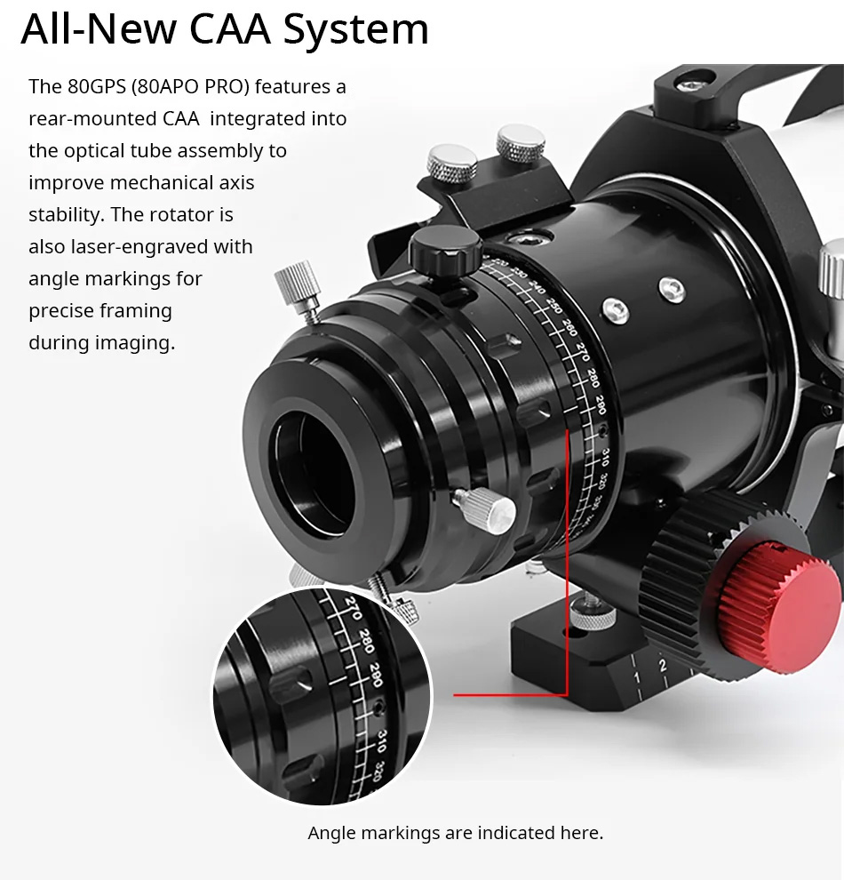 Sky Rover Optics 80 APO PRO F/6 Telescope - Spot Diagram