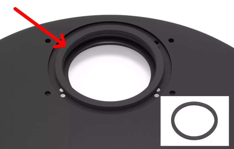 Wanderer Astro Snowflake 8x50 Filter Wheel for 50mm & 2" Filters foam for light blocking. 