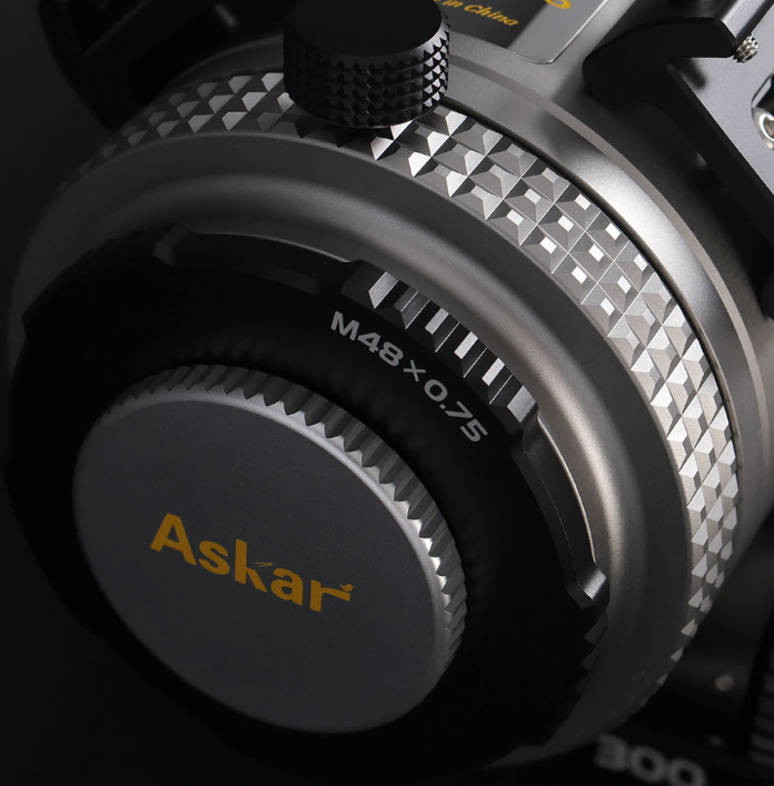 Askar SQA106 camera and filter attachement with 360 degree camera rotator