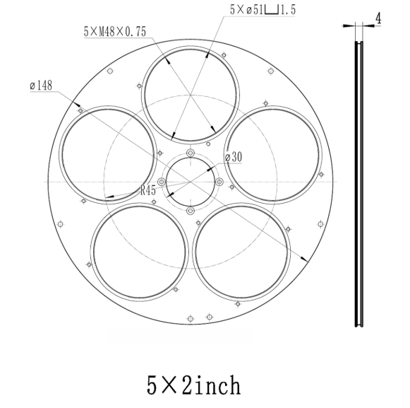 ToupTek AFW-L mechanical diagram