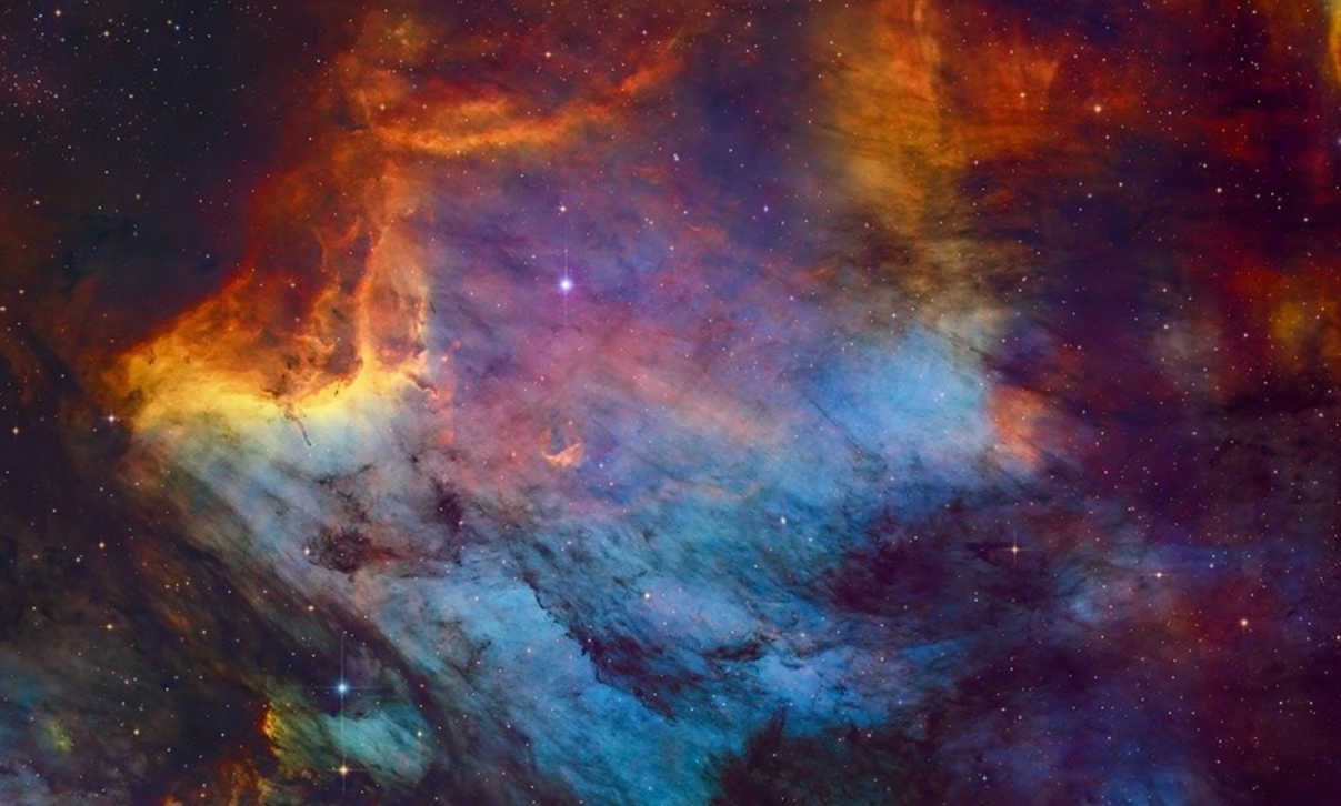Touptek Astro filters SHO set example nebulae image
