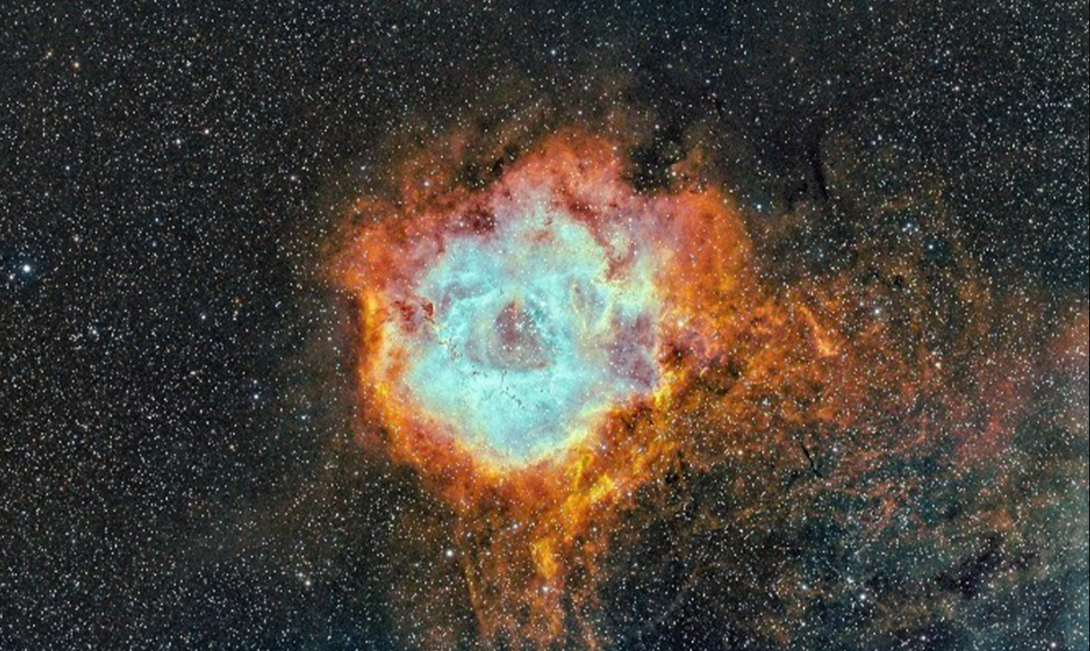Touptek Astro filters SHO set example nebulae image