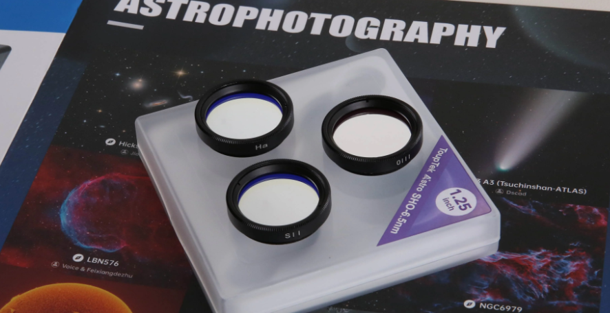 Touptek Astro filters SHO set with packaging 