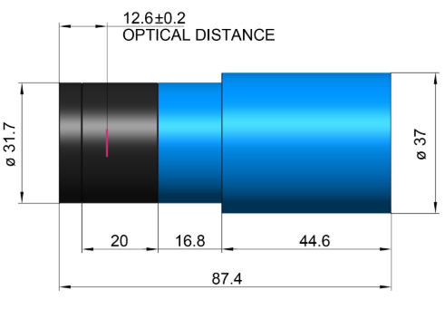 ToupTek ATR432M Cooled Mono Astronomy Camera - BACKFOCUS