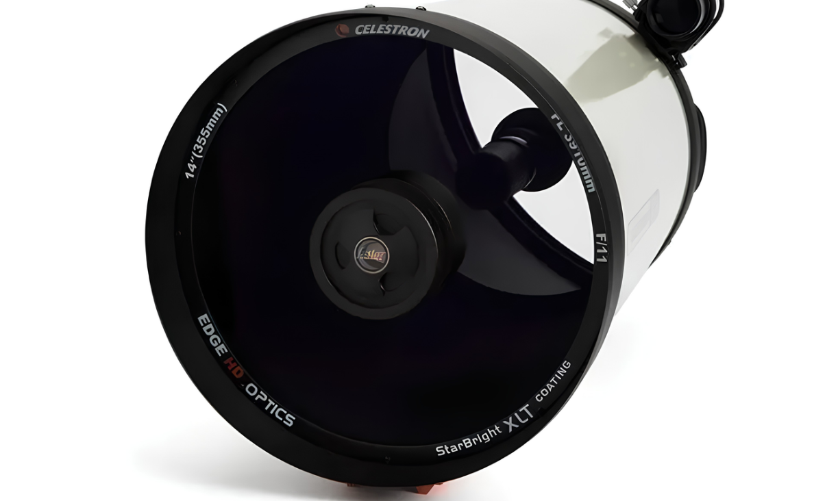 Celestron 14" EdgeHD front objective. 