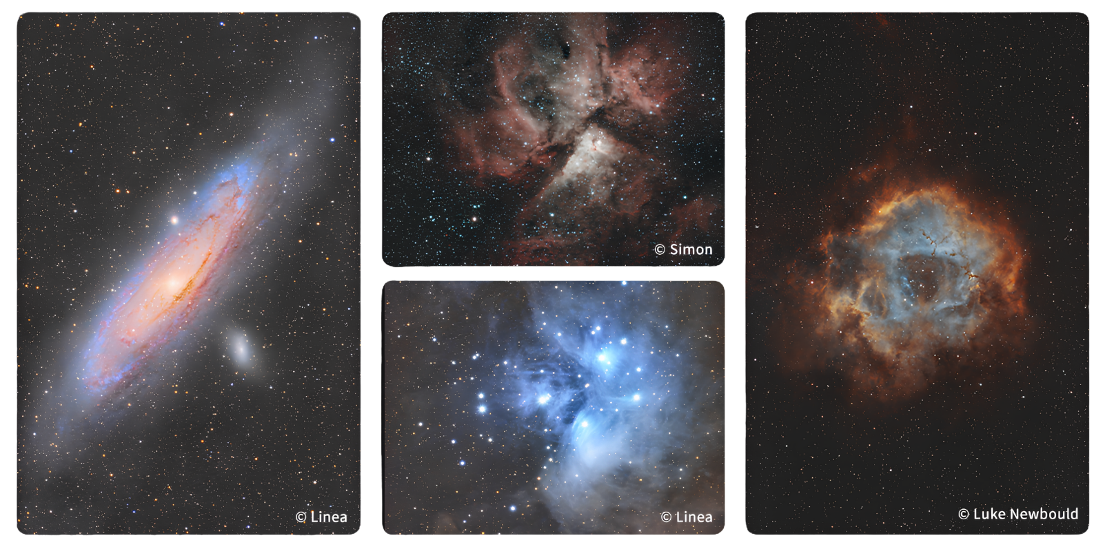Seestar S30 Pro Deep-Sky Astrophotography Image Examples 