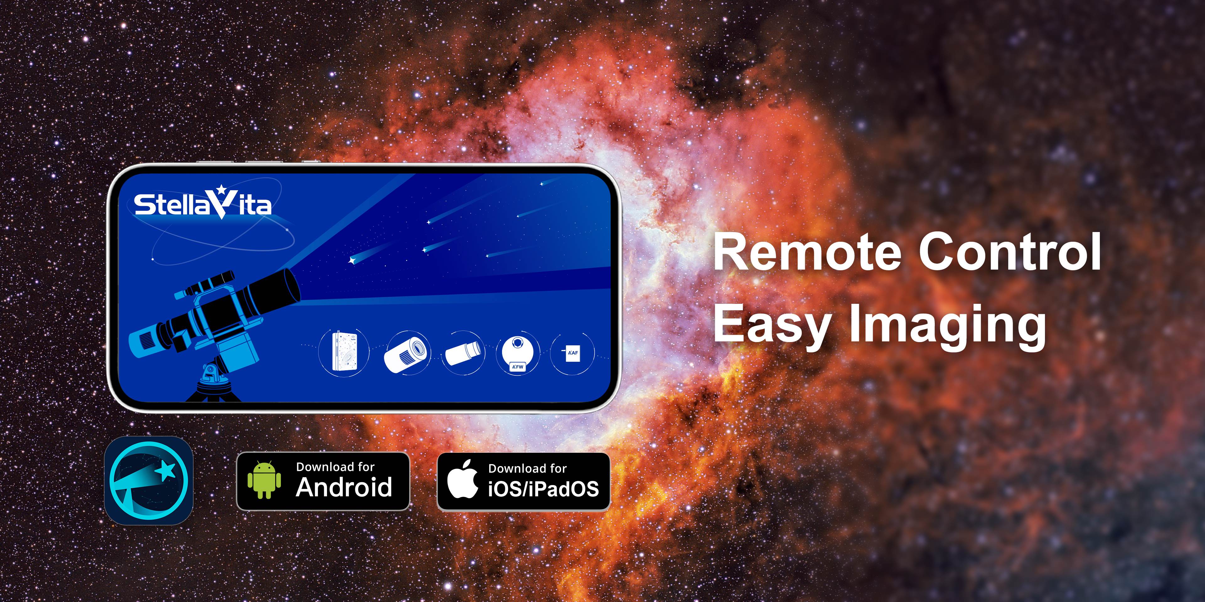 Stellavita ToupTek AstroStation Astrophotography Controller Remote Control Easy Imaging.