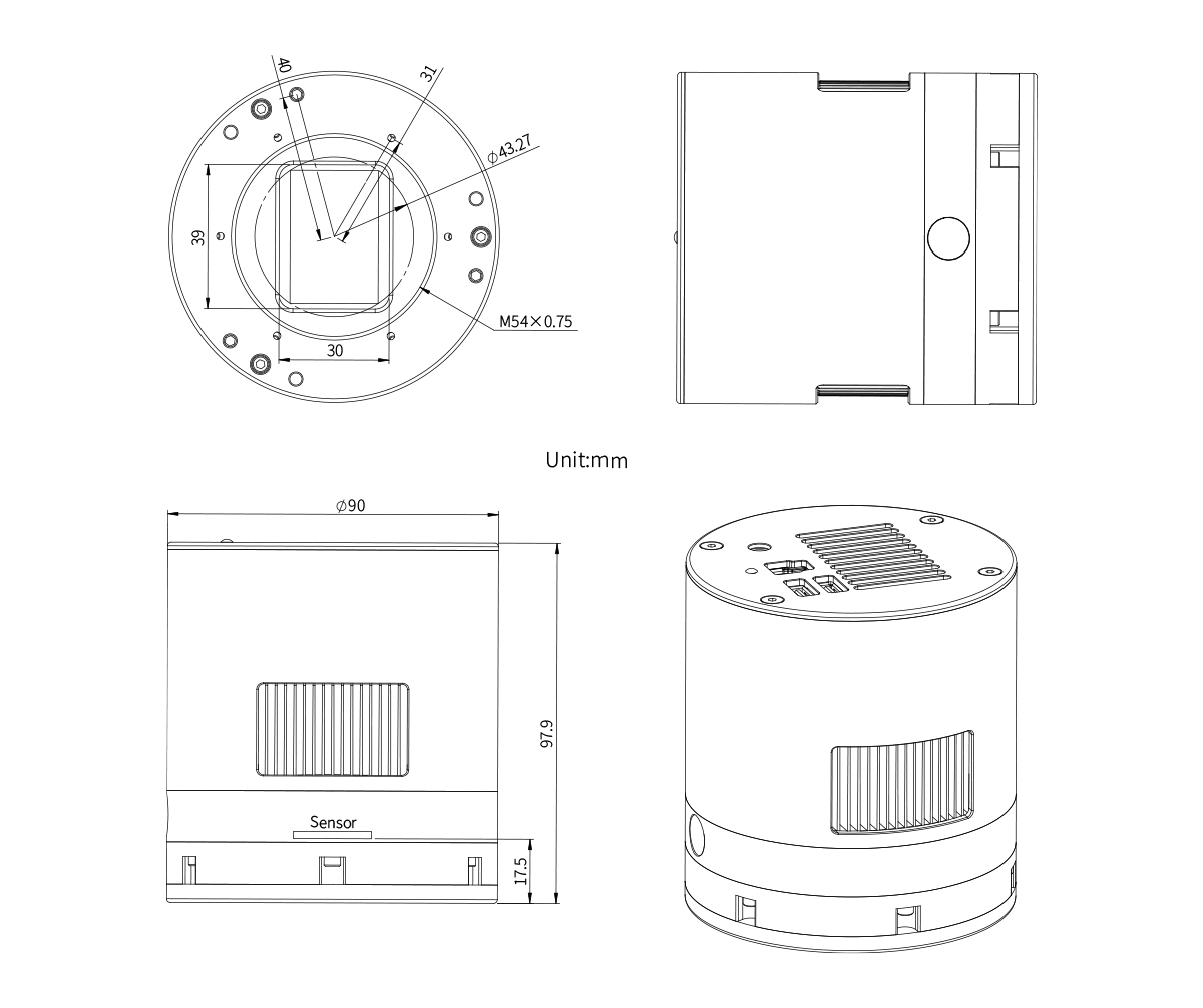 Mechanical diagram of the internal componants of the 6200MC/MM