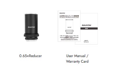 Nakoh 60GT Reducer - What's in the Box