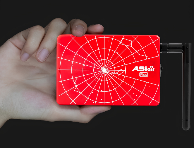The ASIAIR fits in the palm of your hand.