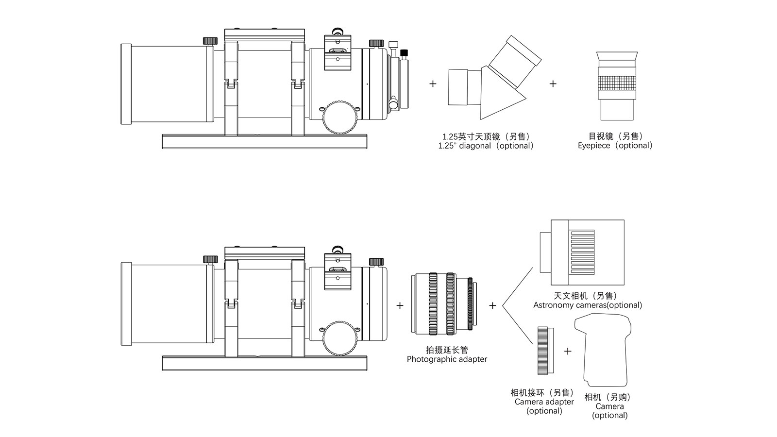Askar 60F Telescope - Connection Diagram