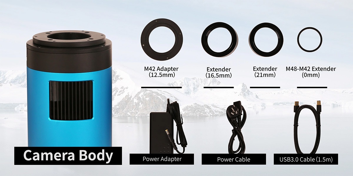 ToupTek ATR432M Astronomy Camera - What's in the Box