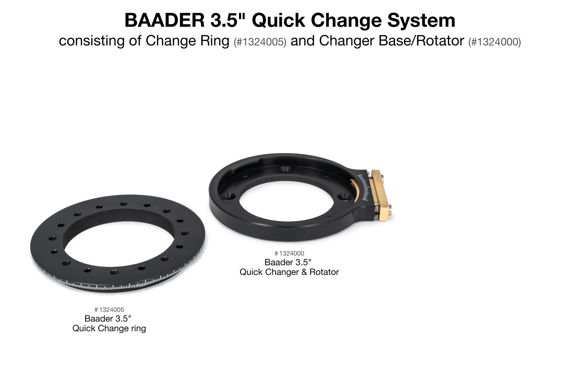 Baader Planetarium 3.5 Quick Changer Rotator Planewave