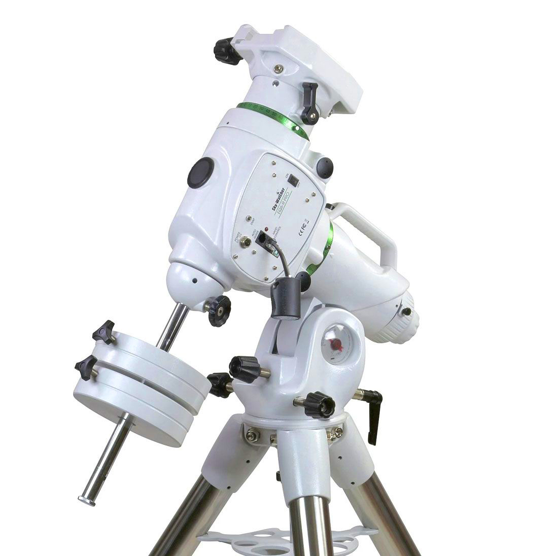 A German Equatorial Mount including the mount head and counterweight
