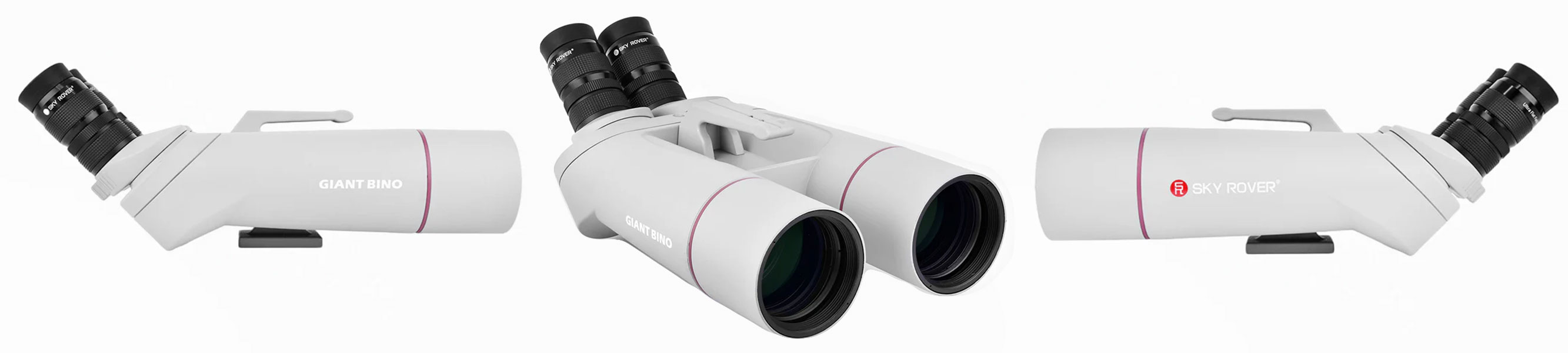 Sky Rover 70mm Giant Binoculars banner showcasing all sides 
