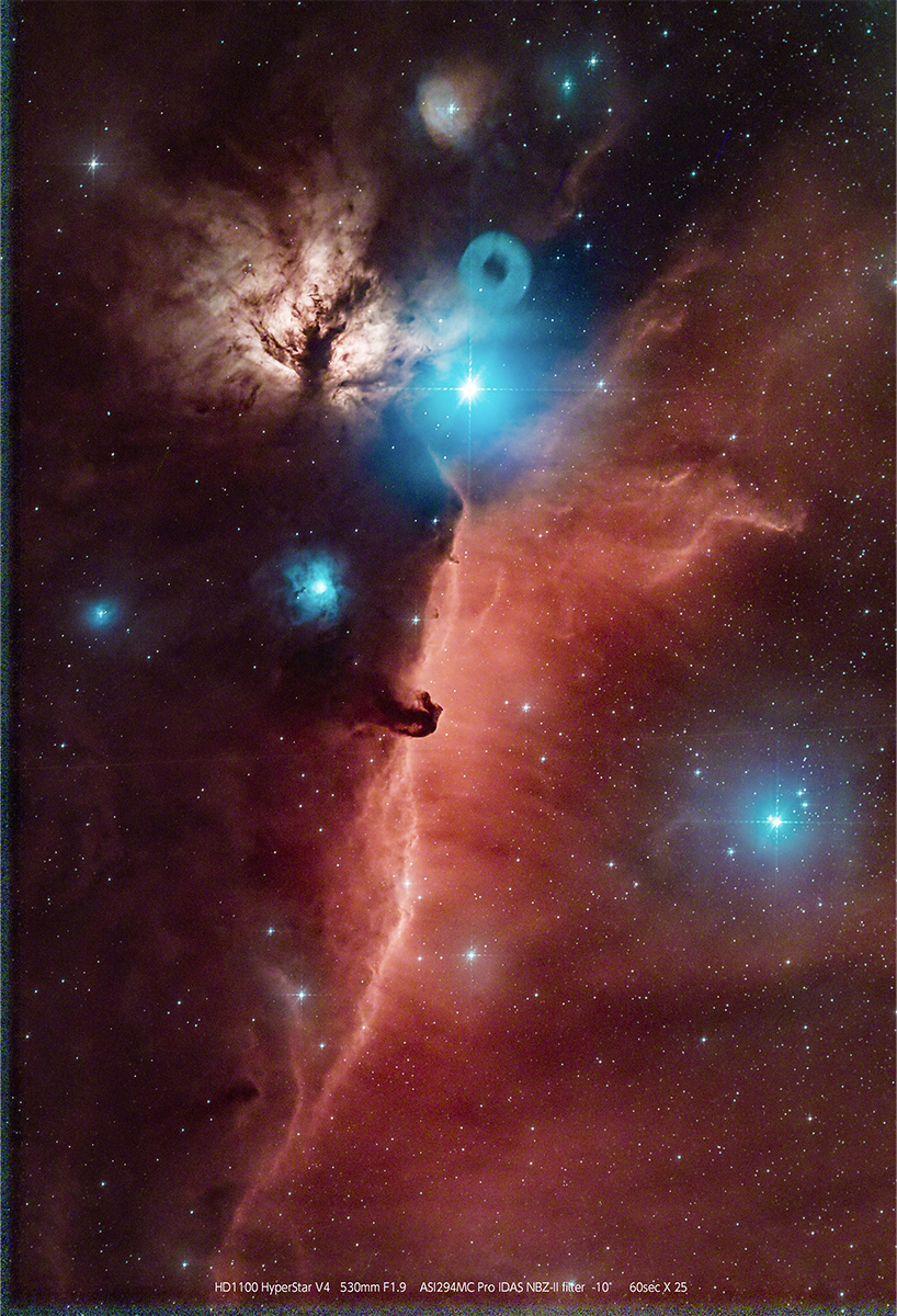 Horse Head Nebula taken with an IDAS NBZ-II Filter