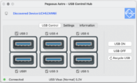 Standalone Software - USB Control Hub by Pegasus Astro