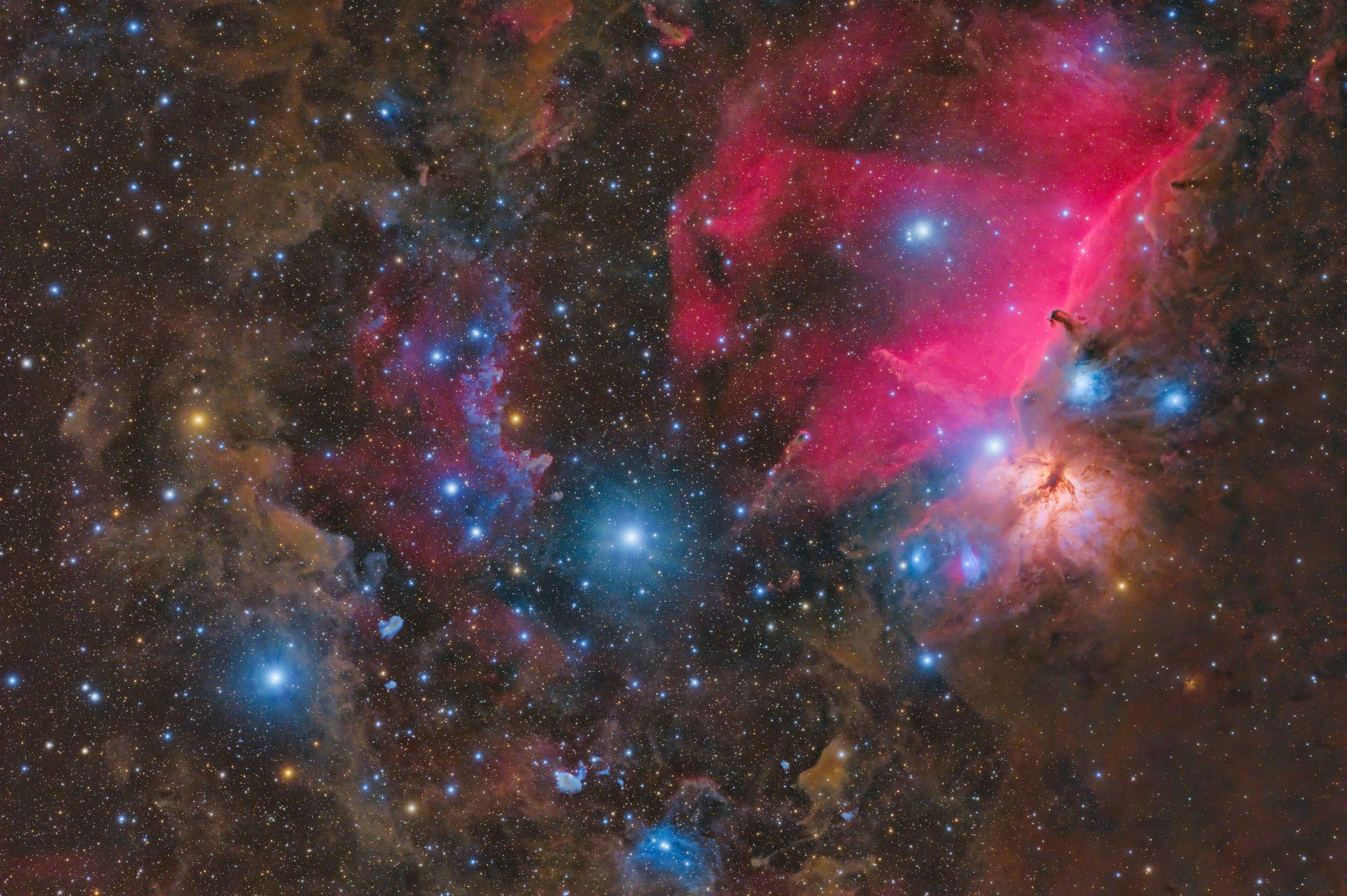 Example nebula image using the Askar SQA55 Petzval refractor for deep-space astrophotography provided by Askar/