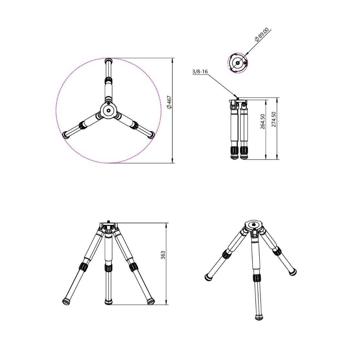 TC20 dimensions diagram