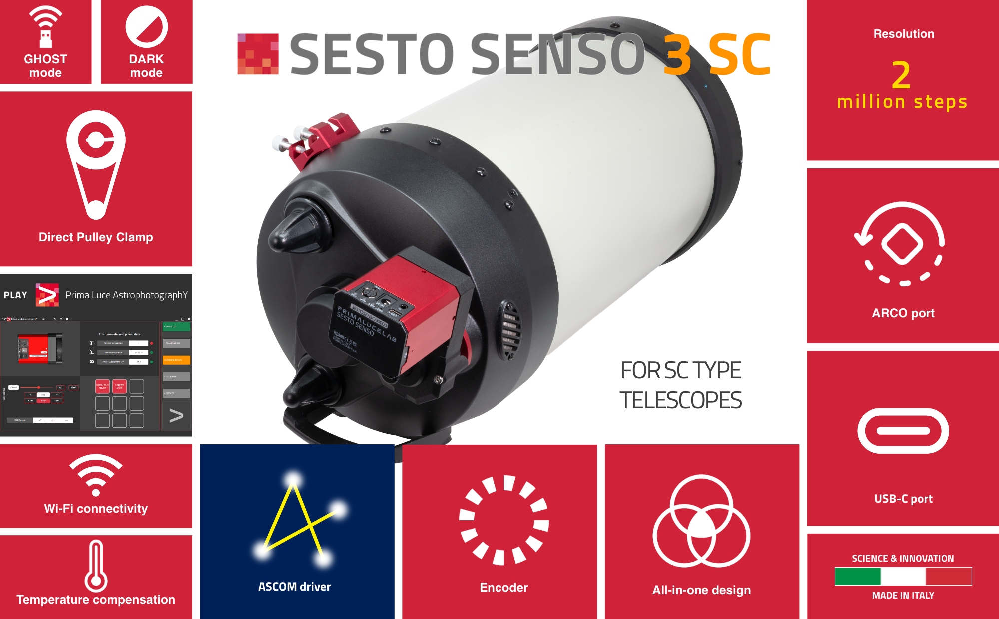 PrimaLuceLab Prima Luce Lab SESTO SENSO 3 SC