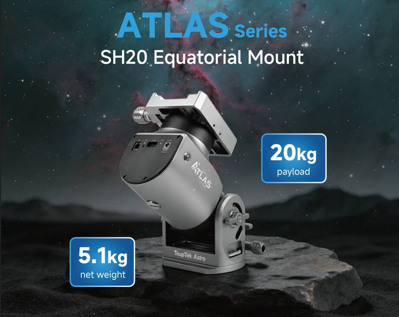 ATLAS SH20 Equatorial Mount from ToupTek Astro 
