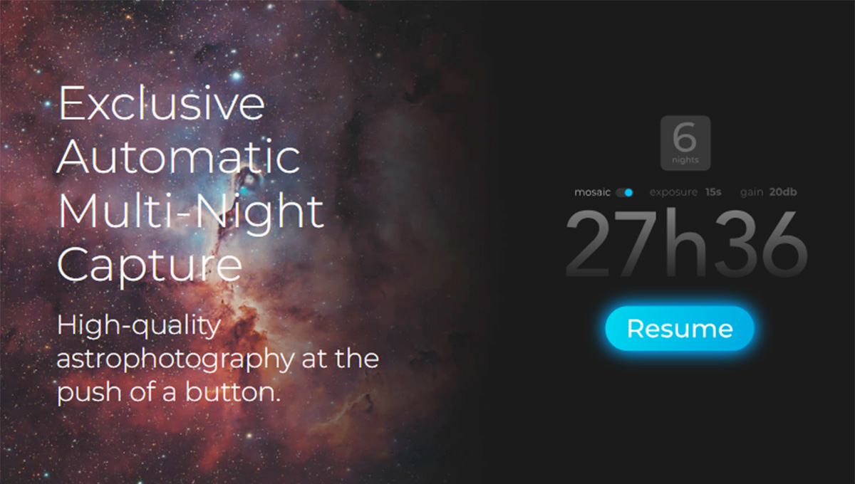 Vaonis Vespera III Smart Telescope - Edge to Edge Sharper