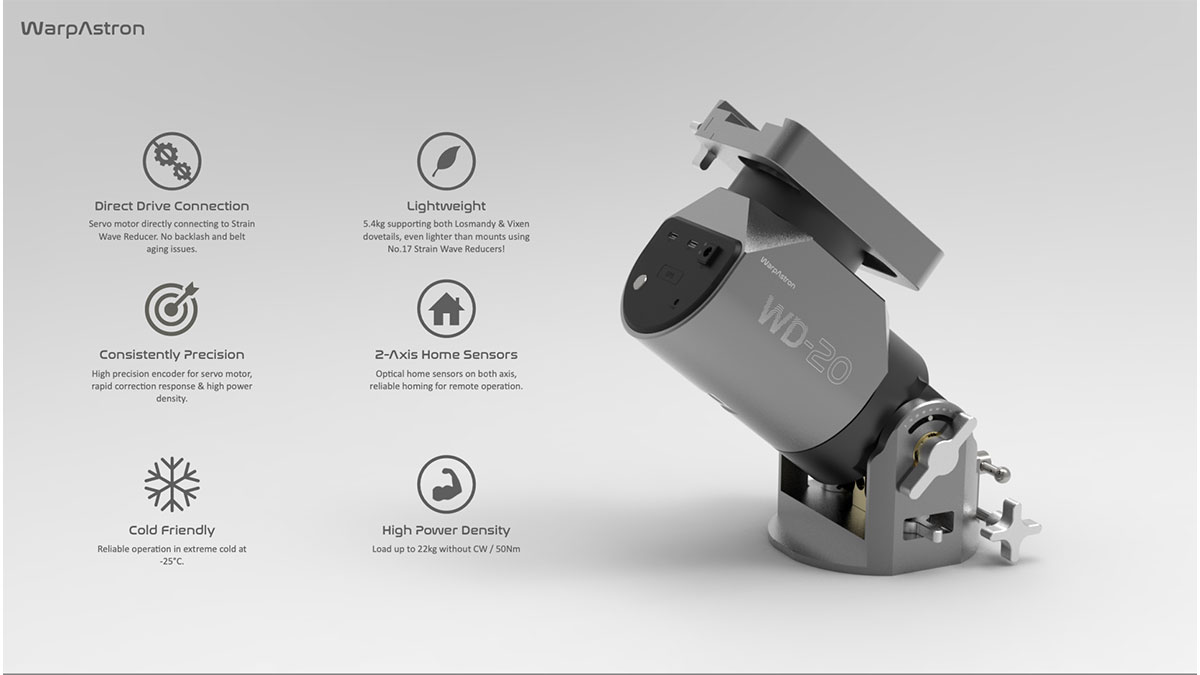WarpAstron WD-2 Lightweight with Mighty Payload Capacity