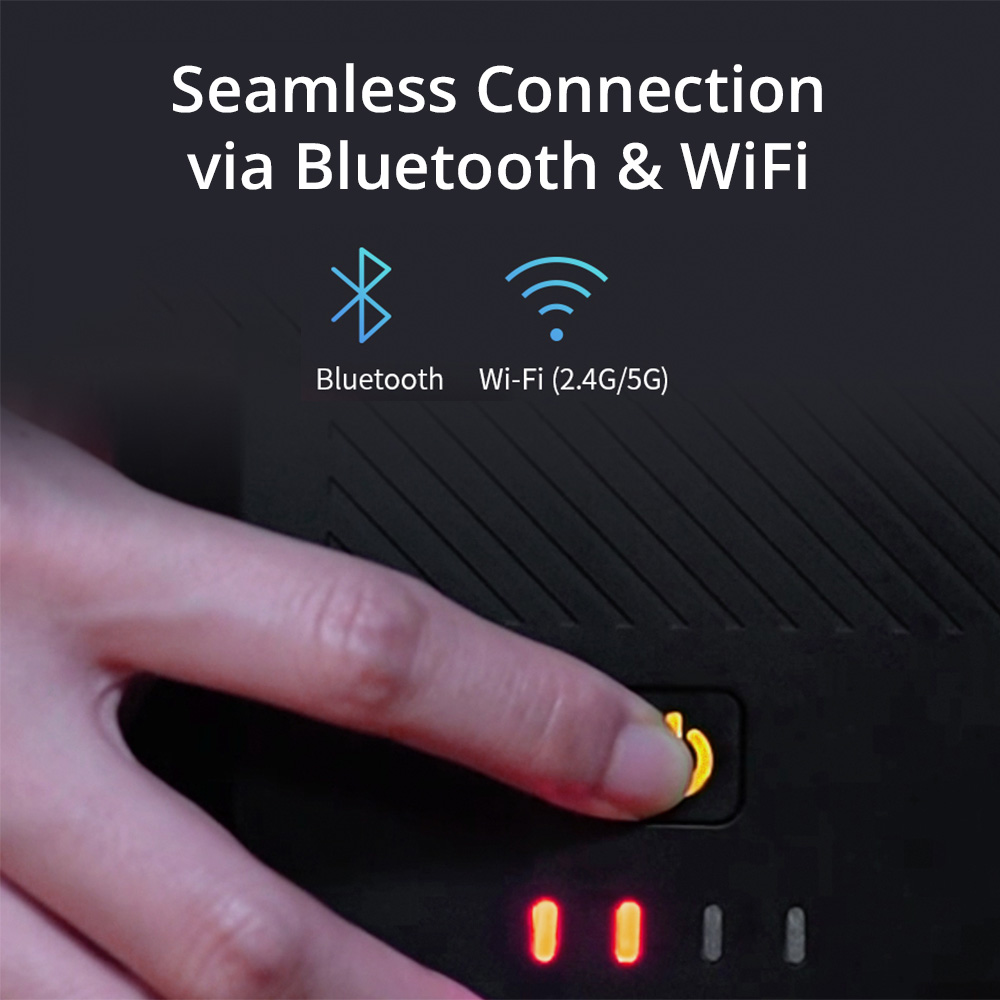 Seestar S50 uses Bluetooth and Wi-Fi to connect and stay connected even with no cell service