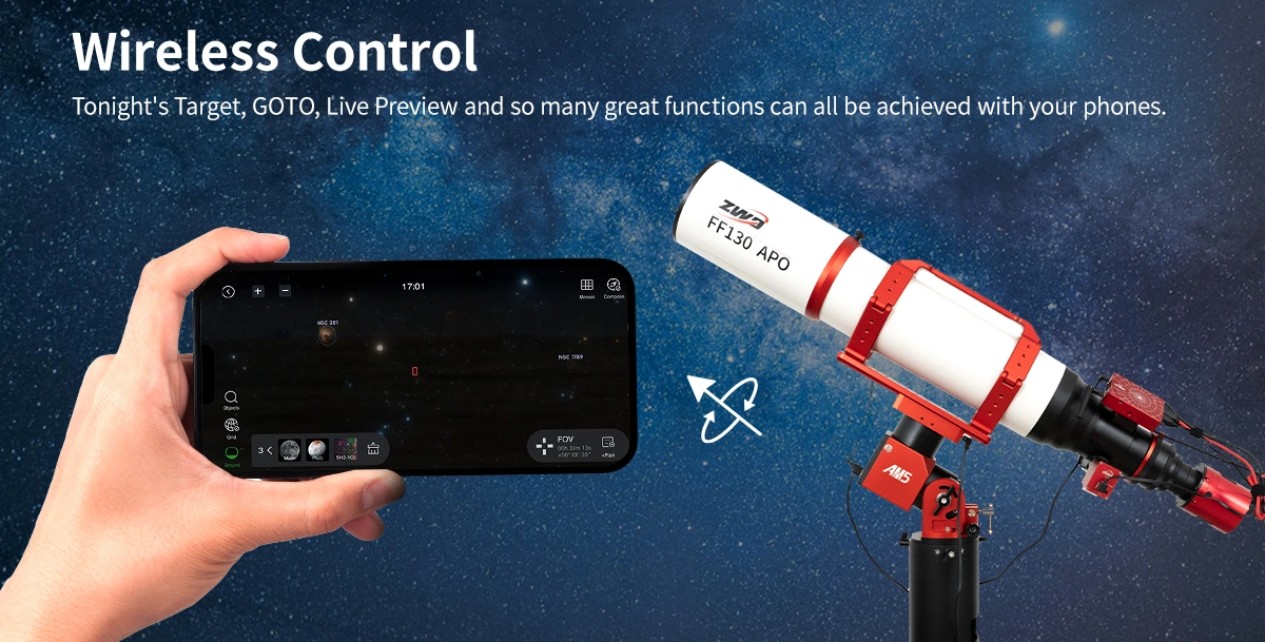 AM5N works with ASIAIR and other apps. from your phone or tablet.